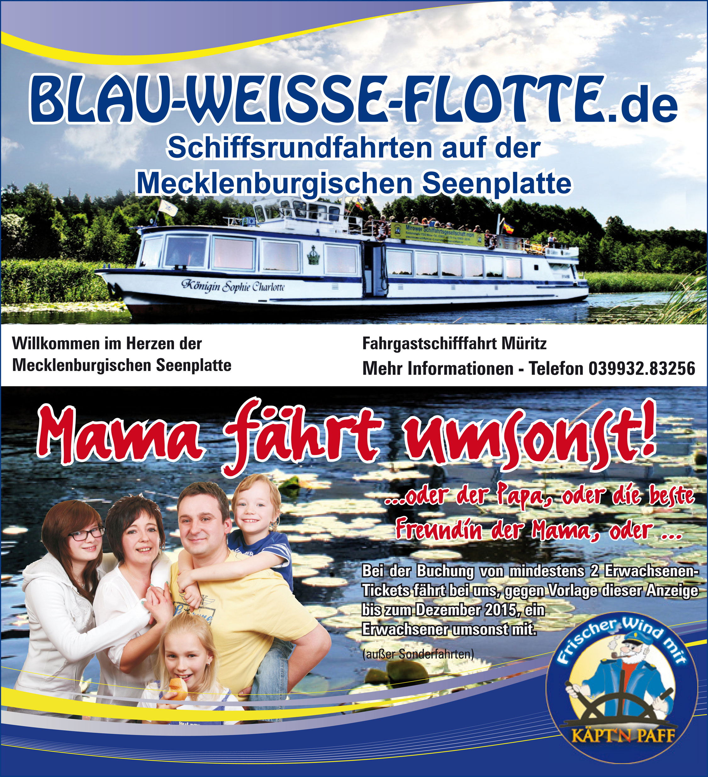 Anzeige Blau-Weisse-Flotte 2015